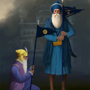 Paathshahi & Baadshahi - Sikh Painting By Punjab Art Gallery