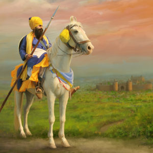 Victorious Khalsa - sikh painting | Punjab Art Gallery