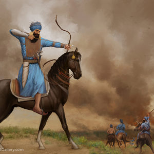 Baba Banda Singh Bahadur - Sikh Painting By Punjab Art Gallery