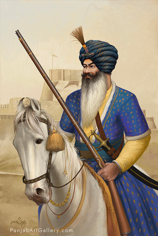 Sardar Hari Singh Nalua - Punjab Art By Punjab Art Gallery
